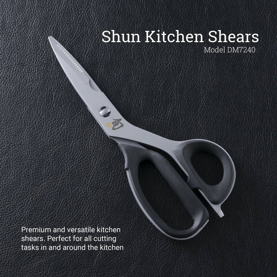 Shun Cutlery Kitchen Shears, Stainless Steel Cooking Scissors, Blades Separate - Image 2 of 4