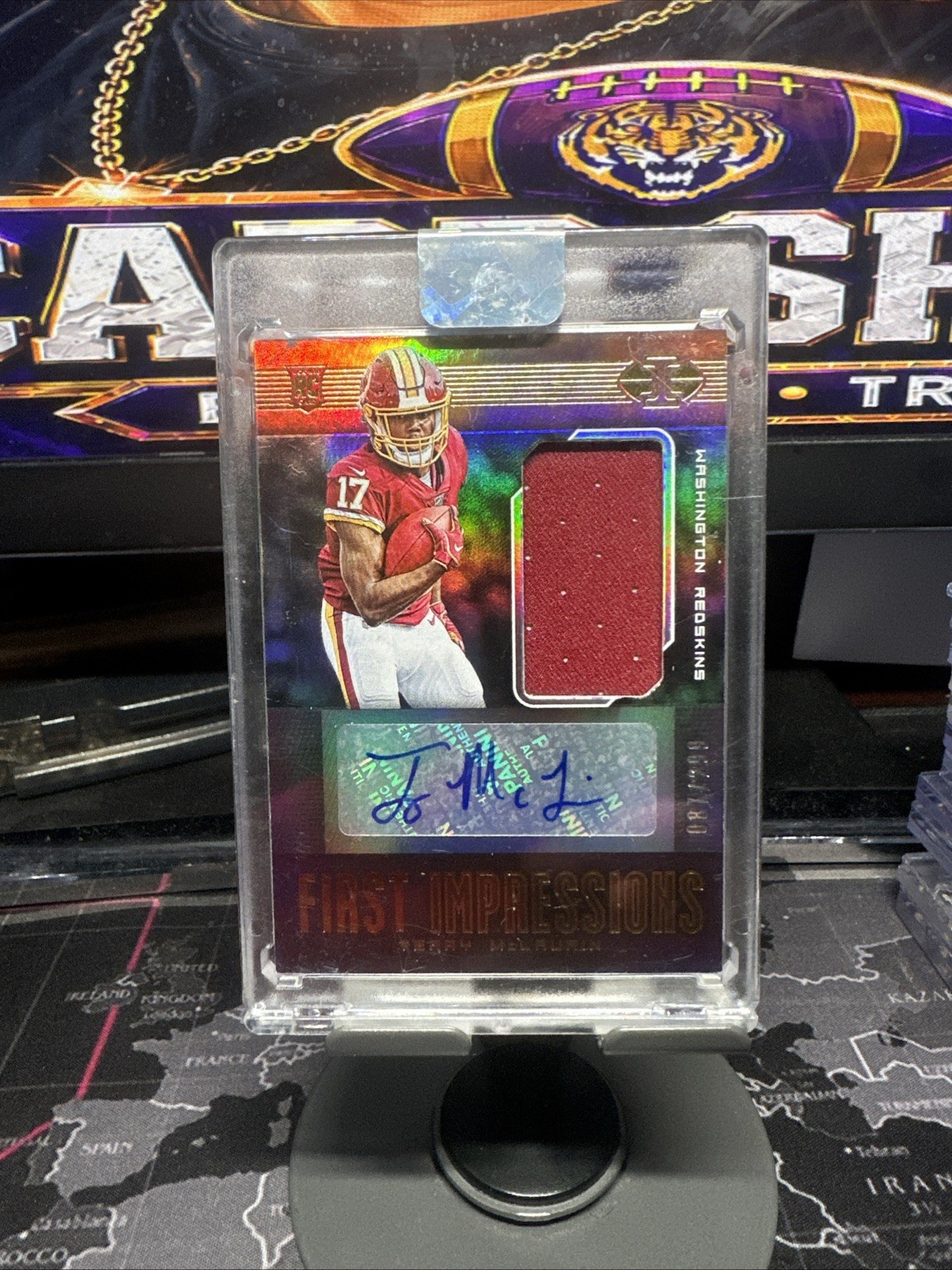 2019 Panini Illusions-1st Impressions auto patch Terry McLaurin #138 /299 RPA RC