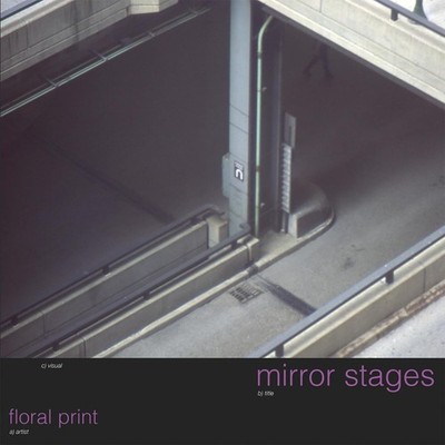 Floral Print Mirror Stages (PINK & WHITE SPLIT VINYL) (Vinyl)