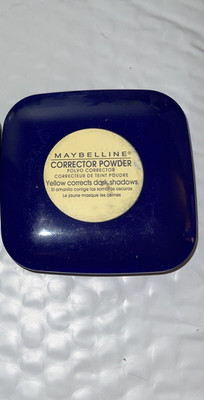 Maybelline Corrector Powder Yellow Corrects Dark Shadows - NEW