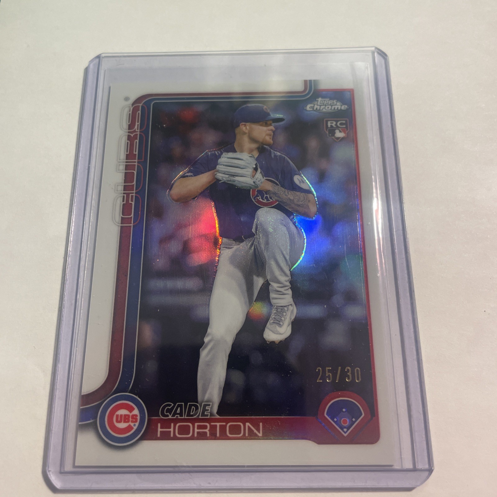 2025 Topps Chrome Update Series - Cade Horton Debut - White Refractor SP/30 🔥