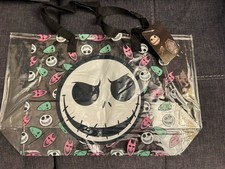 The Nightmare Before Christmas Large Plastic Tote New Bag CB1
