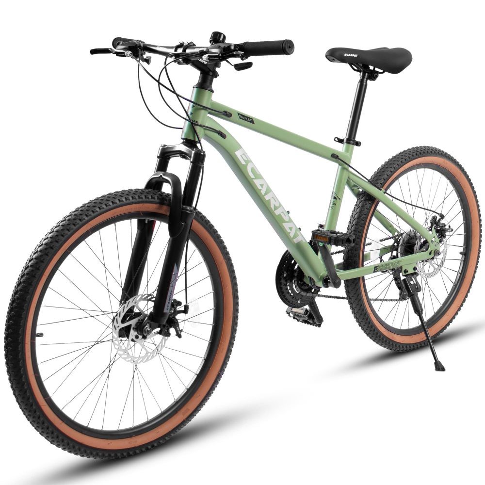 A24301 24 Inch Mountain Bike for Teenagers High Carbon Steel Frame