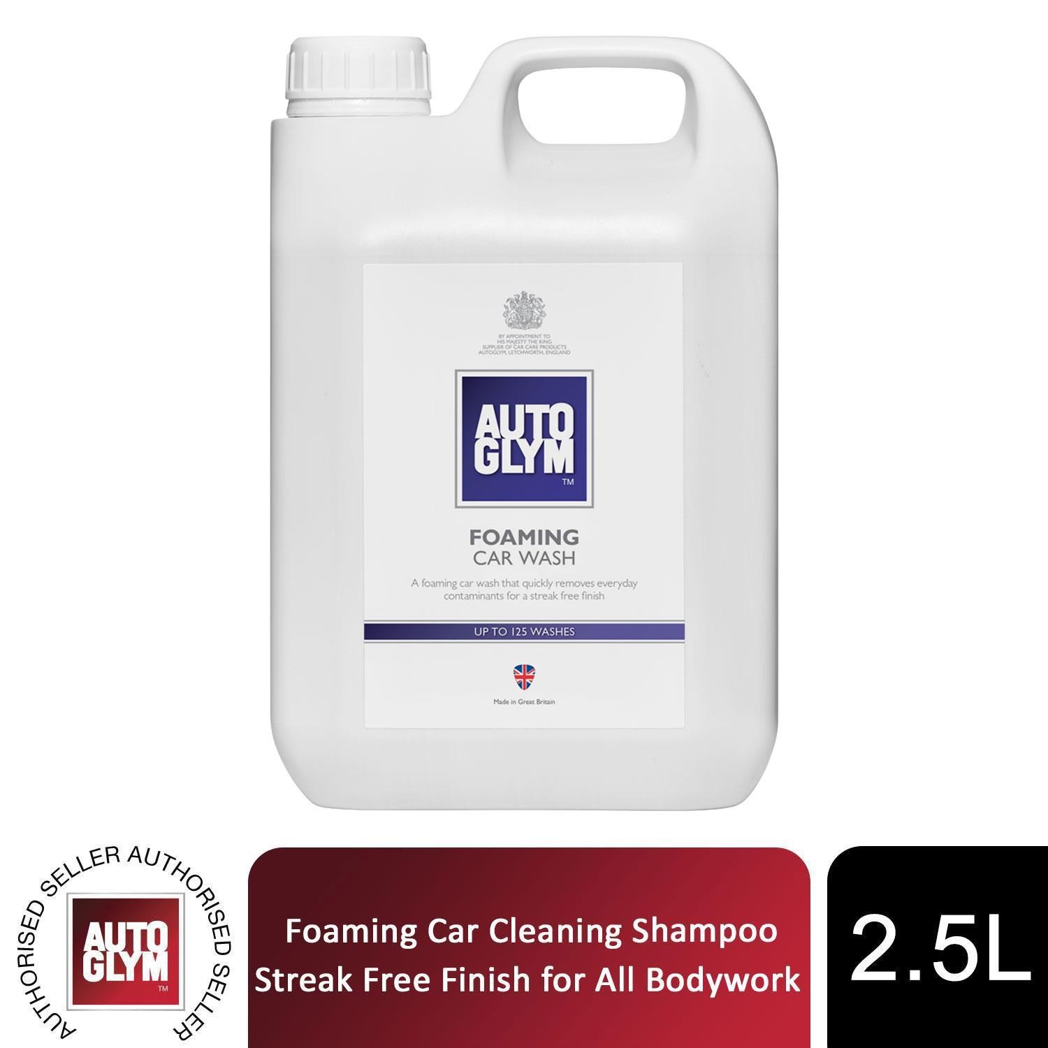 Autoglym Foaming Car Cleaning Shampoo for All Bodyworks Streak Free Finish 2.5 L