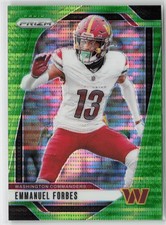 2024 Panini Prizm #291 Emmanuel Forbes Neon Green Pulsar