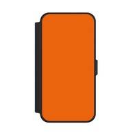 KlapphüLle FüR Apple Iphone 12 Pro Max Farbe Einfarbig Orange