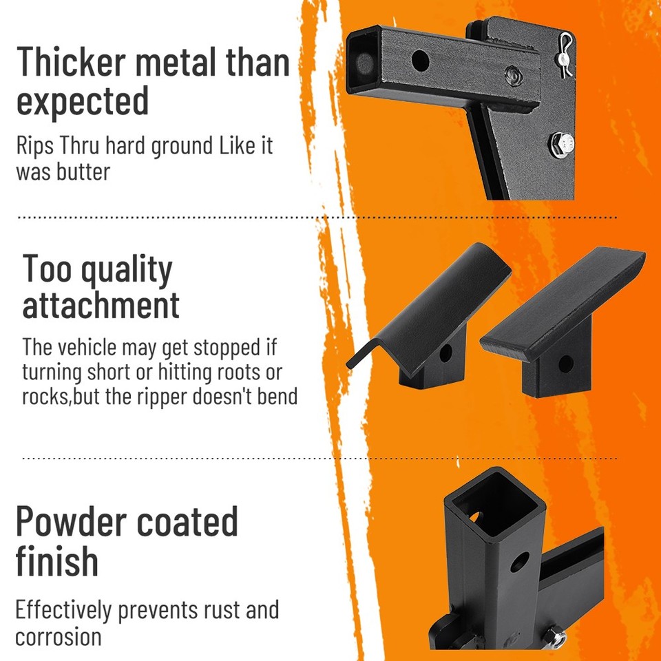 Heavy Duty Hitch Mounted Trencher Subsoiler Hitch Lawn Ripper for ...