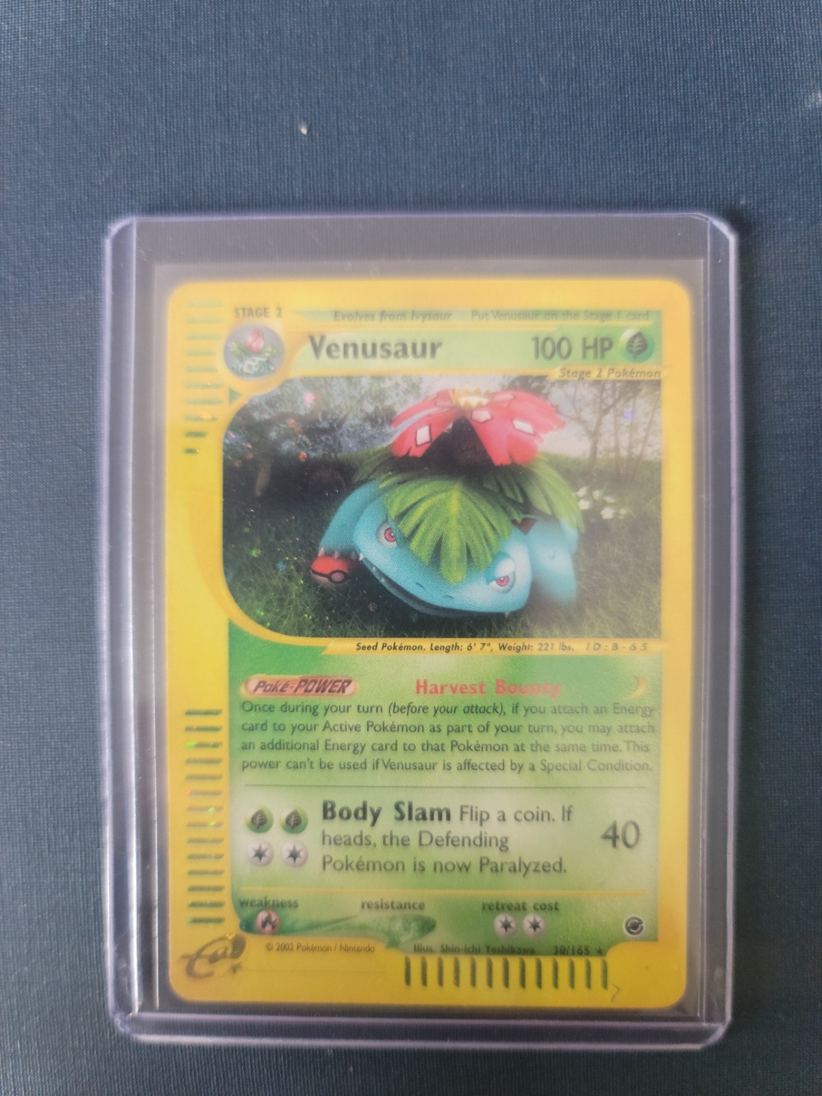 Pokemon TCG Venusaur Holo 30/165 Expedition EReader Holo Rare NM 2002 🔥📈