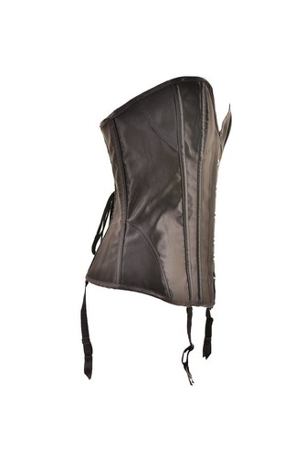 AGENT PROVOCATEUR Womens Corset Elegant Solid Satin Black Size S - Picture 2 of 4