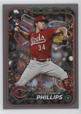 2024 Topps Holiday Silver Glitter Connor Phillips #H198 1e3h