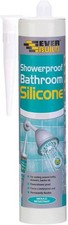 280ml Everbuild Anti-Fungal Silicone Sealant - Waterproof & Permanently Flexible