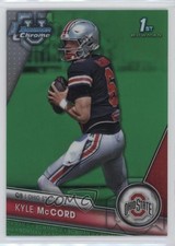 2023 Bowman U Chrome Green Refractor 66/99 Kyle McCord #101 19fe
