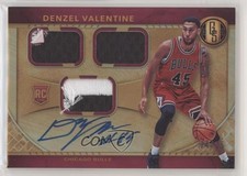 2016 Gold Standard Rookie Jersey Triple Prime AU 24/25 Denzel Valentine Auto 1dn