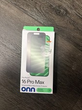 Onn For iPhone 16 Pro Max Tempered Mirror Gla...