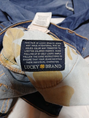 Lucky Brand Charlie Skinny Jeans Size 8/29 Womens Medium Wash Blue - Picture 9 of 12