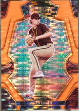 2023 Panini Select - Neon Orange Pulsar Prizm Baseball Dylan Lesko #194 NM