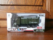 CAMION  MAN BENNE MILITAIRE die cast METALLUX 1/50
