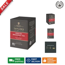 Full-Bodied English Breakfast Tea - 50 Teabags of Classic Flavor, Brew Anytime