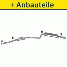 Endtopf Auspuff+ für FIAT SEICENTO FLIEßHECK 1.1 54PS 1998-2004
