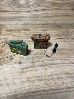 Vintage 1964 Hasbro GI Joe Ammo Box And Radio Box