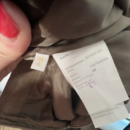 Valentino Roma Mujer Conjunto Piel de Cordero Gamuza Pantalones Chaqueta Talla 38 4 De Colección Años 90’s Y2K - Imagen 9 de 14