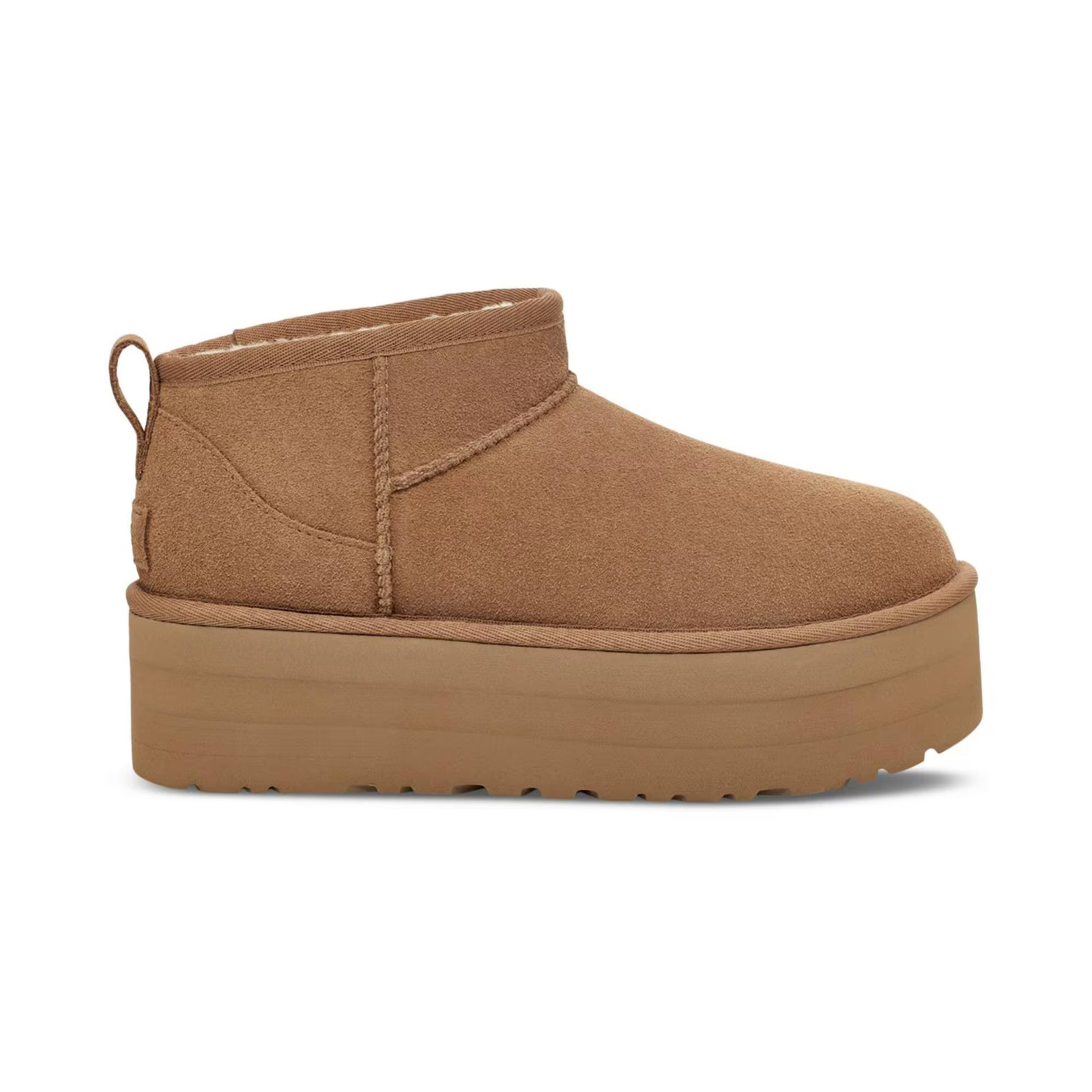 Women's UGG Classic Ultra Mini Platform Booties Black image 2