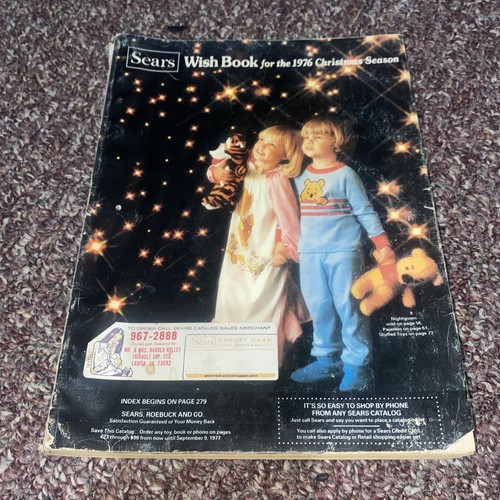 1976 Wish Book Sears Christmas Catalog Vintage Christmas Toys Xmas