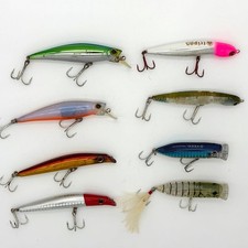 Set of 8pencil bait, minnow, popper
