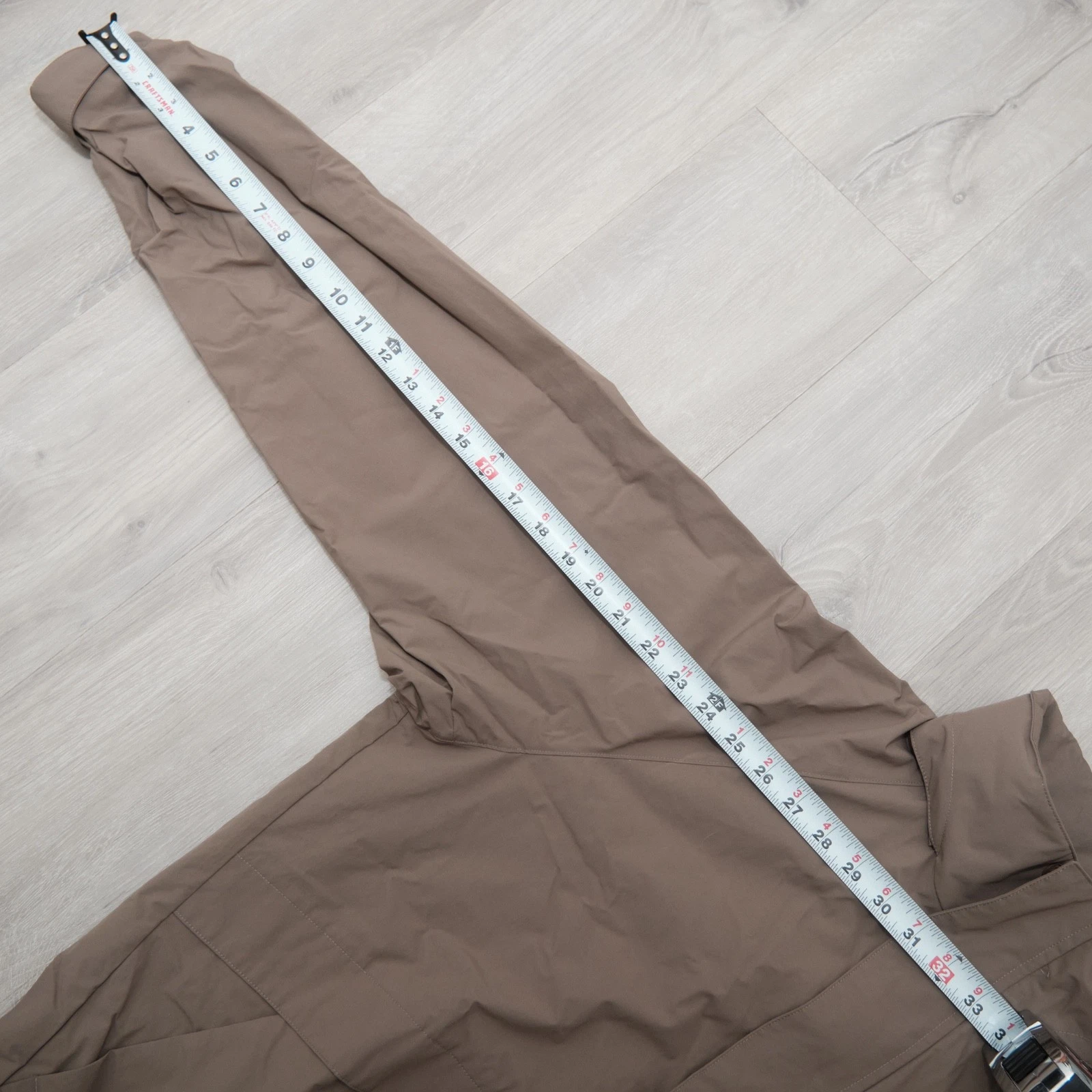 Uniqlo U Men's Lightweight Utility Windbreaker Jacket Taupe Brown Size M image 5