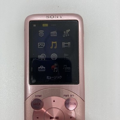 美品 SONY NW-S754 ピンク 8GB SONY NW-S754 Light Pink 8GB Walkman Portable Audio MP3