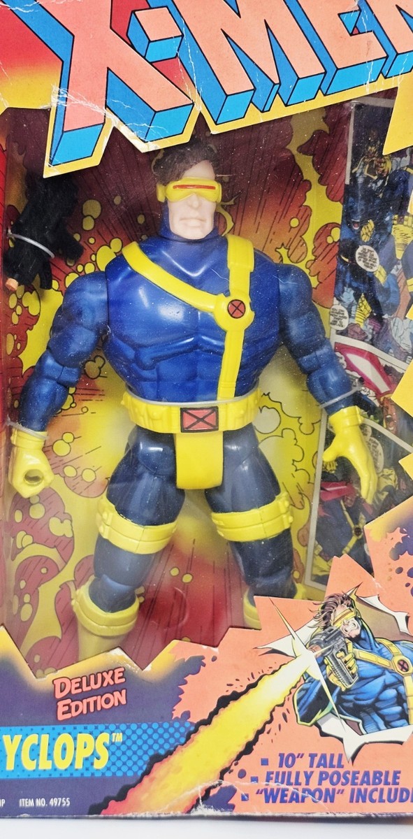 アメコミ X-Men Deluxe Edition CYCLOPS 1993 WOLVERINE FIGURE MARVEL THE UNCANNY X-MEN 10 INCH