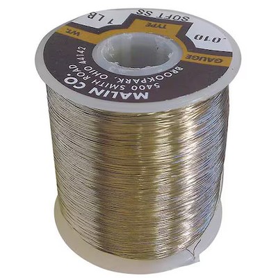 Malin Co 01-0159-001S Wire, Spool, 0.0159 Dia, 4358 Ft.