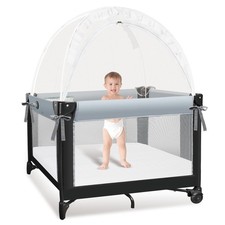Crib Tent to Keep Baby from Climbing Out - Crib Net to Keep Baby in - Mesh C...