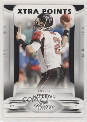 2009 Playoff Prestige Xtra Points Black 2/10 Matt Ryan #7 7xr