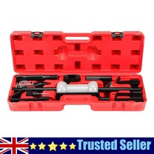 13pc Dent Puller Set 10 lb Heavy Duty Steel Slide Hammer Puller Garage Car 10 lb