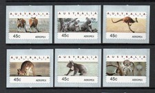 AUSTRALIA MNH 1994 SG1461-1464 AUSTRALIAN WILDLIFE S/A (AEROPEX ISSUE)