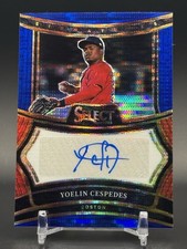 2025 Panini Select Signatures Yoelin Cespedes Auto Blue Prizm Red Sox #SIG-YC