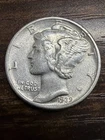 1939 AU Mercury Dime - Actual Silver Coin Higher Grade Same Day Shipping Free