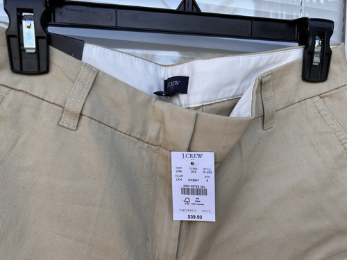 J Crew 5 Inch Chino Shorts Womens Size 8 - Picture 2 of 3