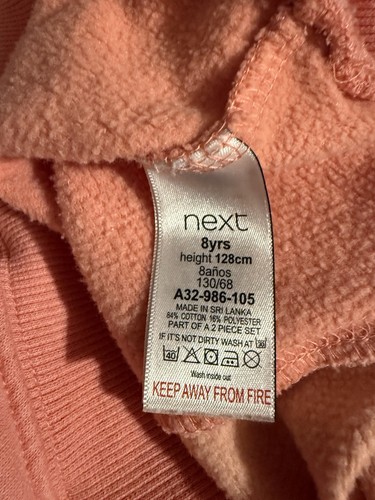 Girls Age 8 Years - Next Hooded Sweater Top - Picture 3 of 3