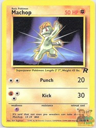 Machop 59/82 Team Rocket Common