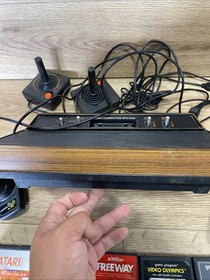 Atari CX-2600 Heavy Sixer Video Computer System Console w Controllers - UNTESTED