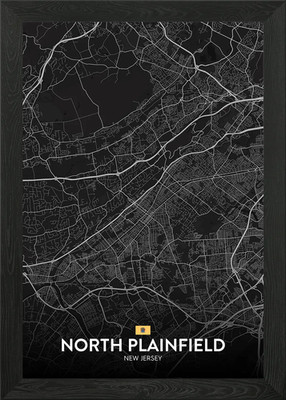 North Plainfield NJ Gerahmtes Wandbild Poster Leinwanddruck Bild