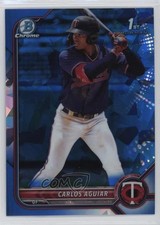 2022 Bowman Sapphire Edition Chrome Prospects Carlos Aguiar #BCP-1 kd0