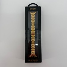 BCBG Apple Watch Band Bracelet 38mm 40mm 41mm Gold - New in Box
