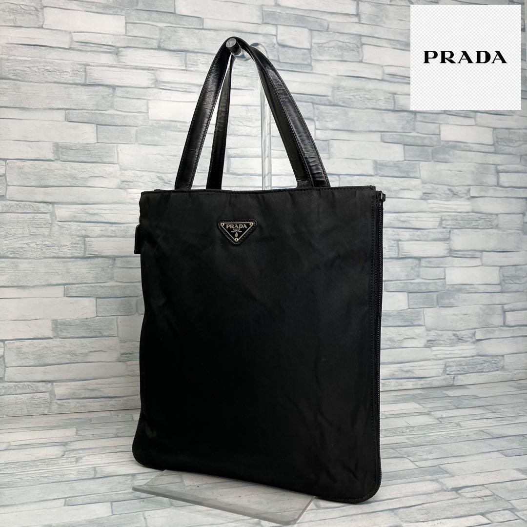Prada Oku 120 Nylon Tote Bag Womens Handbag Pre-Owned Excellent Condition