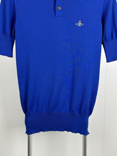RARE Vivienne Westwood polo shirt elbow length sleeve MEN made in Italy size M - Picture 4 of 9