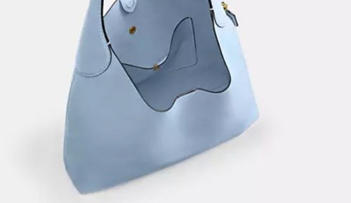 AUTHENTIC COACH LARGE BROOKLYN 39 IN BLUEBELL HOBO HANDBAG - Picture 9 of 9