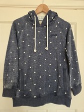 Women's Saltrock Blue Polka Dot Hoodie - Size 10