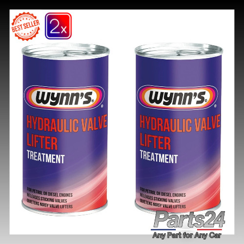 2x Wynns Hydraulic Valve Lifter Treatment Oil Lubricate Release Valves 325ml